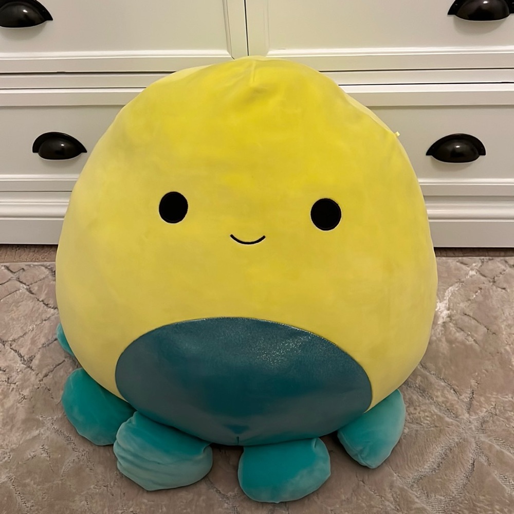 This is an axolotl squishmallow. never used.